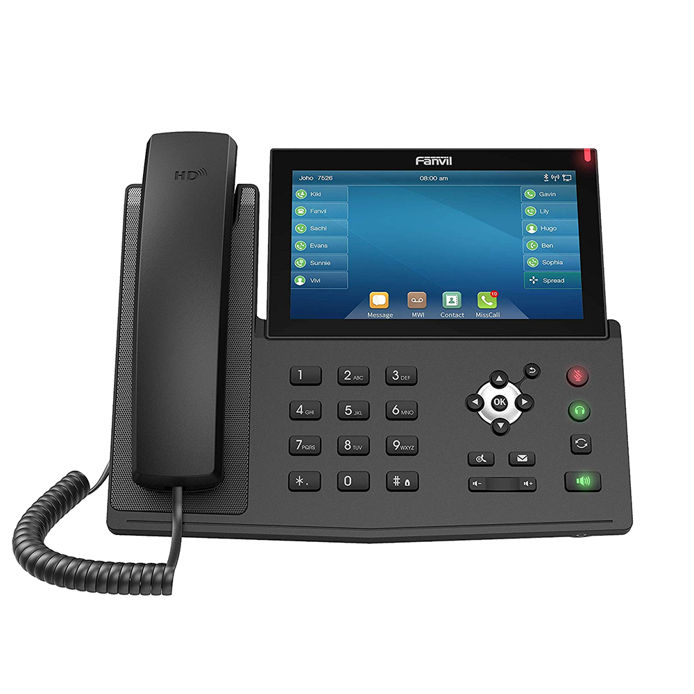 Защита ip телефона. IP-телефон Fanvil x7 (черный). Телефон IP Fanvil x7c черный. SIP телефон Fanvil x7. Fanvil x7 Touch Screen Enterprise.