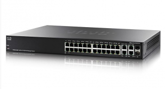 Коммутатор Cisco SF300-24MP-K9-EU