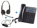 Комплект гарнитуры Jabra BIZ 1500 Duo QD и IP-телефона Grandstream GXP1610