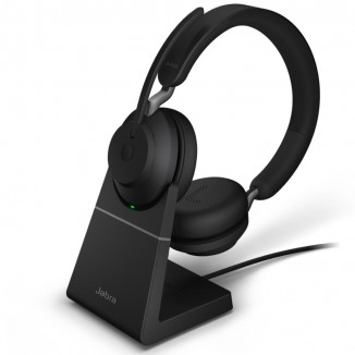 Зарядная станция и гарнитура Jabra EVOLVE2 65 Link 380A UC Mono stand Black