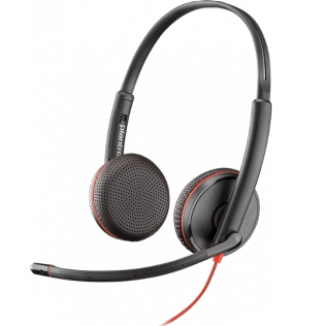 Проводная гарнитура (СТЕРЕО, JACK 3.5/USB-A) Plantronics Blackwire C3225-A