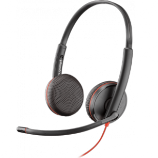 Проводная гарнитура (СТЕРЕО, JACK 3.5/USB-С) Plantronics Blackwire C3225-С