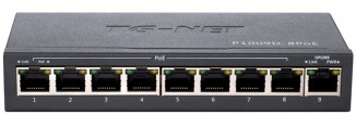 Коммутатор неуправляемый TG-NET P1009D-8PoE-60W