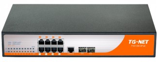 Коммутатор управляемый TG-NET P3008M-8PoE-150W