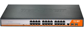 Коммутатор управляемый TG-NET P3026M-24PoE-300W-V3