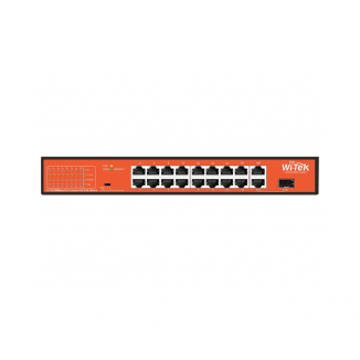 PoE коммутатор 16 PoE портов Wi-Tek WI-PS518GH