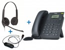 Комплект гарнитуры Jabra BIZ 1500 Duo QD и IP-телефона Yealink SIP-T19 E2