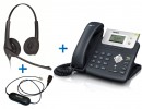 Комплект гарнитуры Jabra BIZ 1500 Duo QD и IP-телефона Yealink SIP-T21 E2