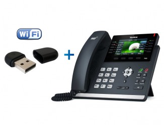 IP-телефон с Wi-FI адаптером Yealink WF40 Yealink SIP-T46S