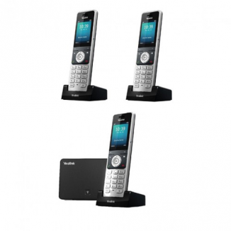 Комплект из 3 трубок и DECT-базы Yealink W56P 